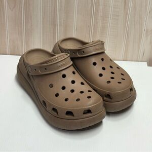 CROCS Tan Slip-On Sandals